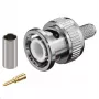 Coaxstekker BNC Microconnect BNC58M chroom 7g