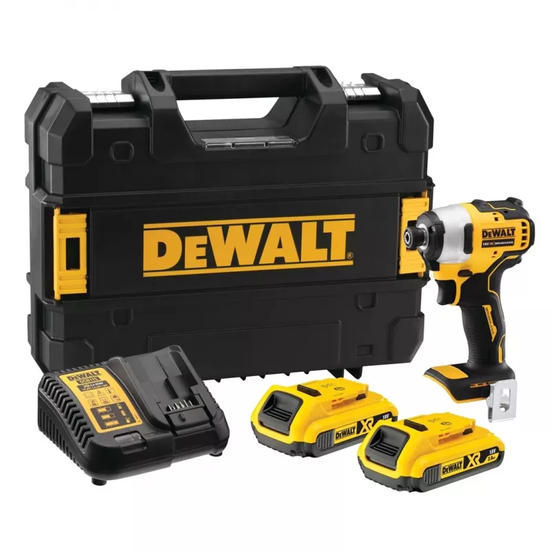 DeWALT DCF809D2T 3200 RPM zwart, geel