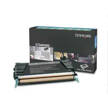 Lexmark - tonerpatroon - 1 x zwart - 8000 pagina's - LRP / LCCP (0C734A1KG)