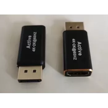 DisplayPort-naar-HDMI-adapter MicroConnect MC-ITH-DP1.2-HDMI – DisplayPort (stekker) naar HDMI (bus), 4K-ondersteuning