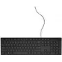 Bedrade USB-chiclet-toetsenbord Dell QuietKey PPJHH, UK-layout