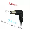 Akyga AK-ND-05 notebookvoeding 19,5 V / 3,34 A, 65 W, 7,4 x 5,0 mm stekker met pin, voor Dell