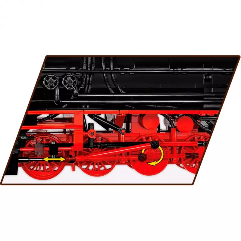 DR BR 52/TY2 stoomlocomotief, constructiespeelgoed schaal 1:35