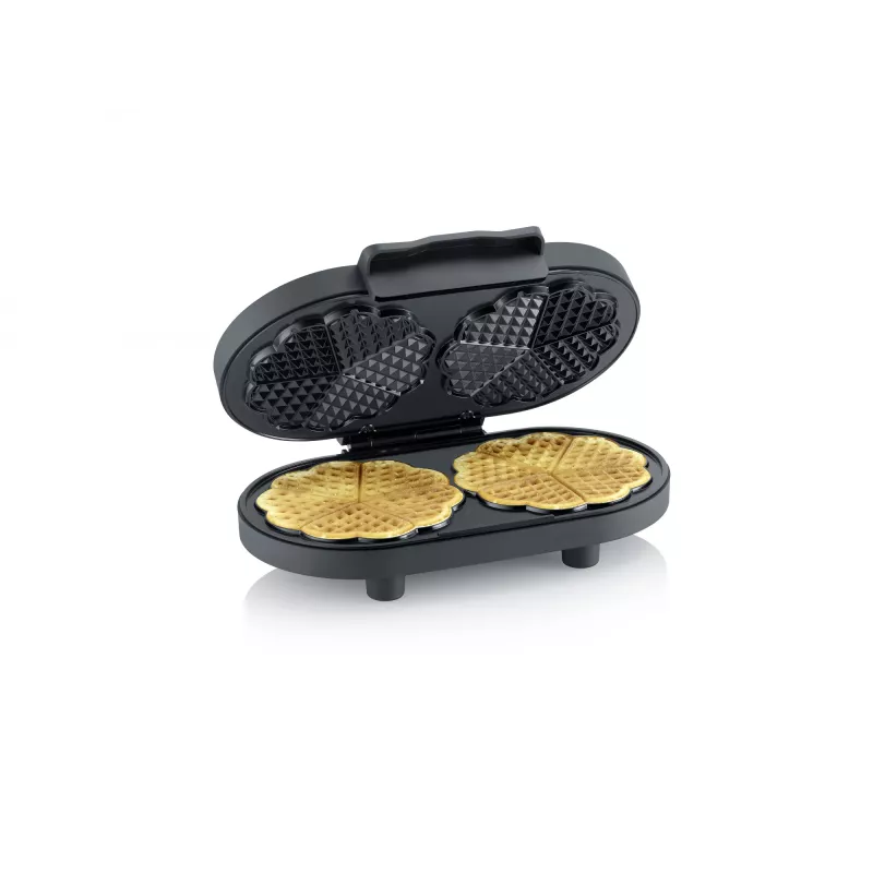 Severin WA 2118 wafelijzer 2 wafels 1200 W zwart