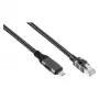 Good Connections ethernetkabel USB-C RJ45, antraciet, 2,0 m