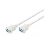 Assmann zero-modem-verbindingskabel. D-Sub9 F/F. 1,8 m. klikbehuizing. beige (AK-610100-018-E)