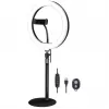LogiLink smartphone-ringlichtstativ met afstandsbediening voor smartphone van 10,16 cm - 17,78 cm (4 - 17,80cm (7)), - 1 stuk (AA0152)