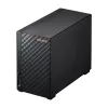 Asustor AS1102TL NAS/opslagserver mini tower Realtek RTD1619B 1 GB DDR4 0 TB ADM zwart