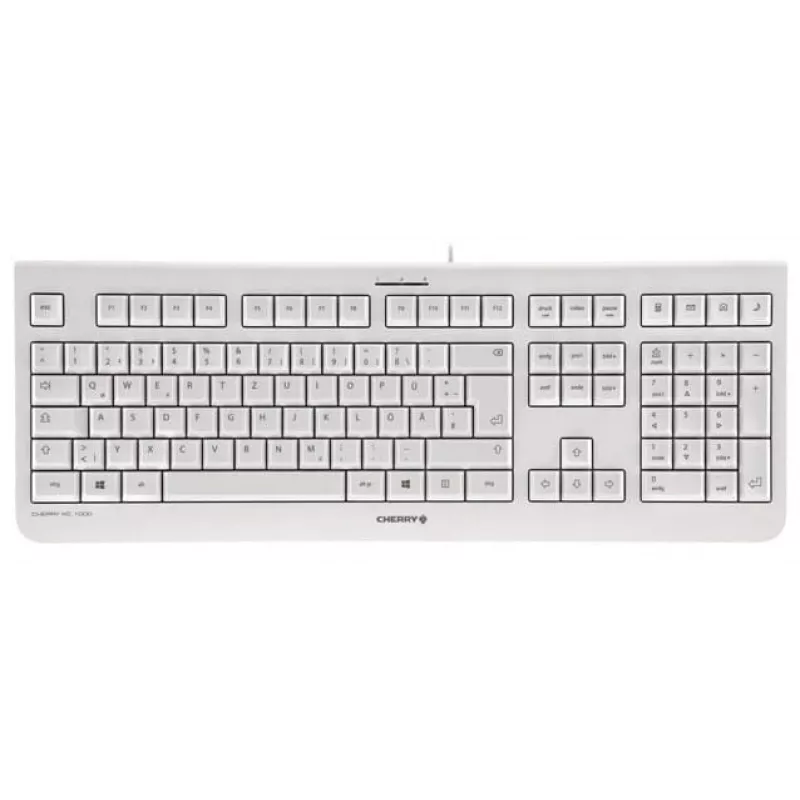 CHERRY KC 1000 toetsenbord home USB Zwitserse layout grijs
