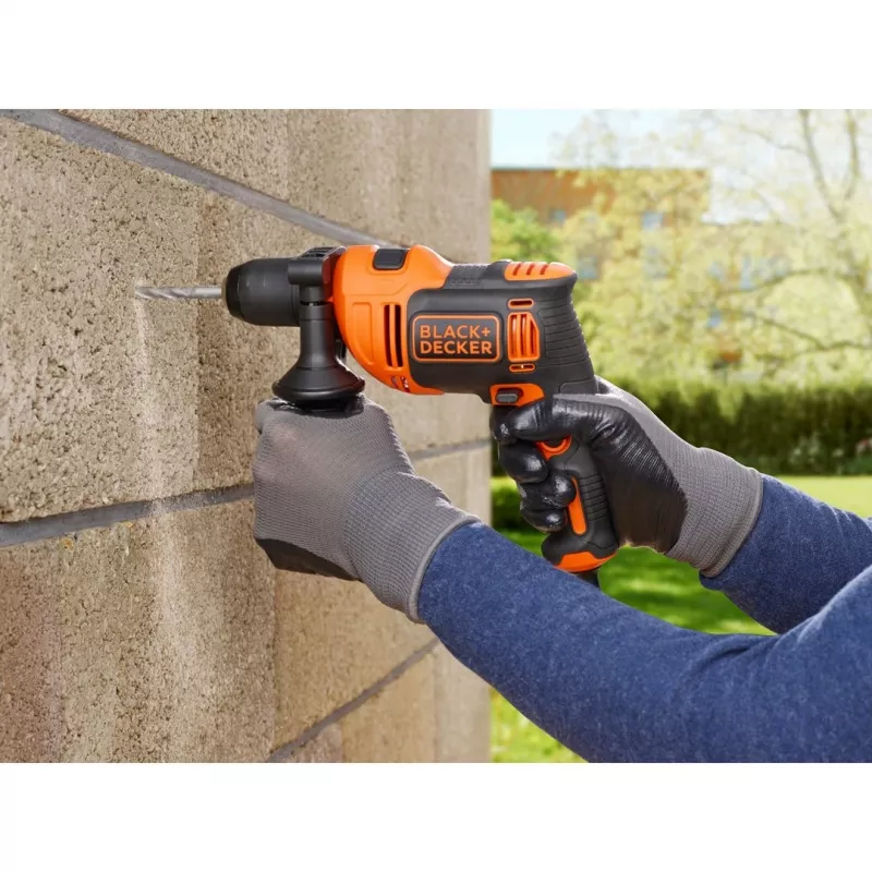 Black & Decker BEH710-QS boormachine 2800 t/min zwart, oranje