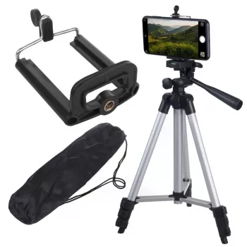 Driepoot statief MACLEAN MC-164 in hoogte verstelbaar licht voor camera's en smartphones