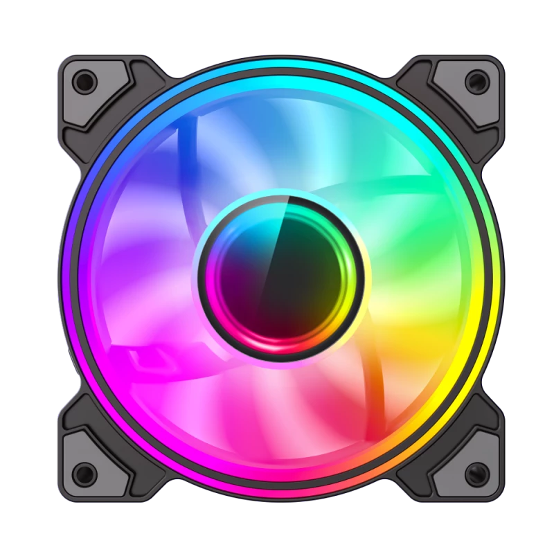 Gamemax | behuizingsventilator | DUAL RING INFINITY | zwart
