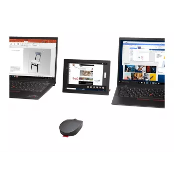 Lenovo Go multi-device muis kantoor dubbelhandig RF draadloos + Bluetooth optisch 2400 DPI