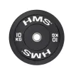 HMS Fitness BBR10 1 stuks Olympische gerubberde gewichtsschijf