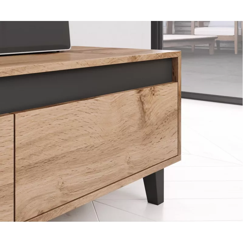 Cama tv-standaard NORD wotan/antraciet