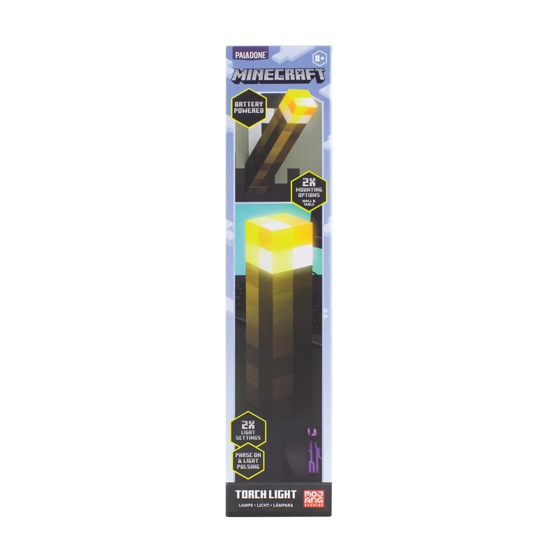Tafellamp Paladone Torch Light PP9202MCFV3 Minecraft-design op batterijen