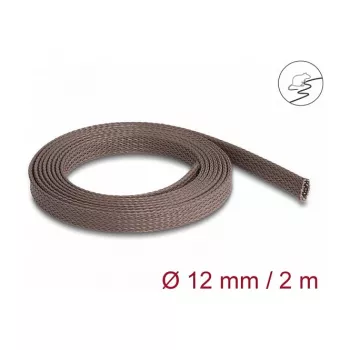 Kabelhuls DeLOCK 20898 bruin polyester 1,2 cm diameter