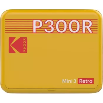 Kodak Mini 3 Square Retro Pass Fotoafdruktechnologie Printer Geel
