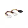 Stroomkabel SATA HDD DeLOCK 60103 2x 4-pins stekker/bus 0,165 m