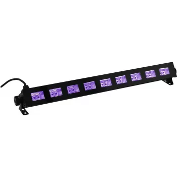 LED-UV-bar EUROLITE Party UV Bar-9 met 9 x 3 W UV-LED's