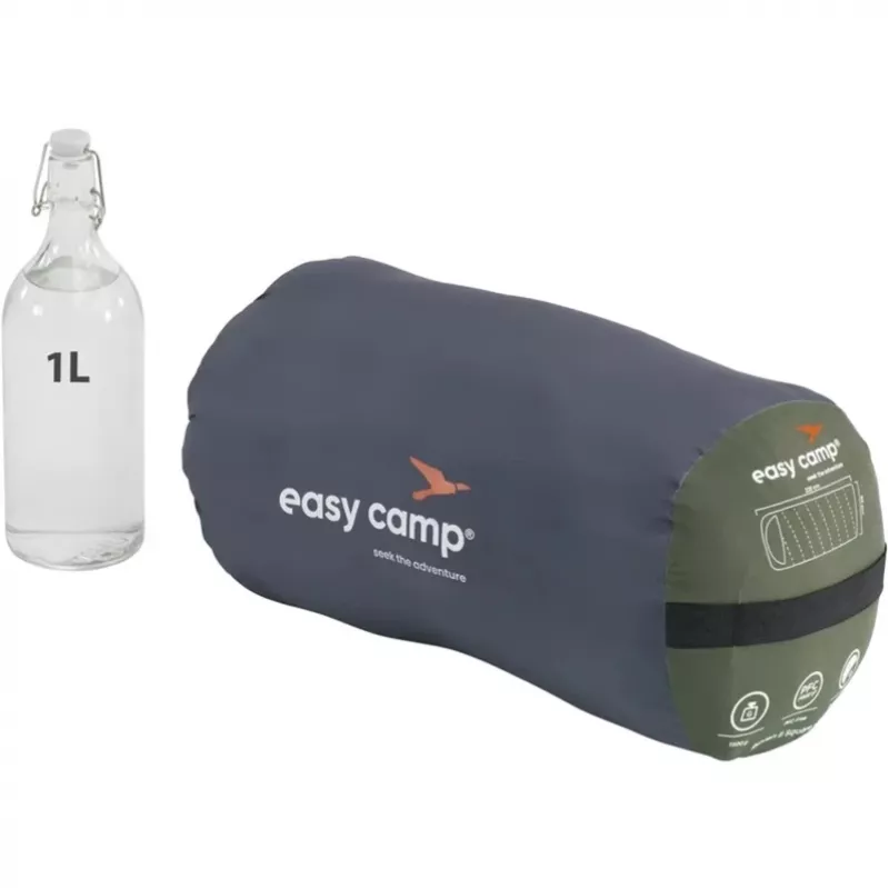 Slaapzak easy camp Raven II Square -3°C, olijfgroen, model 240208