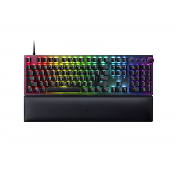 Bedrade gaming-toetsenbord Razer Huntsman V2 — klikkige paarse optische switches, RGB-LED