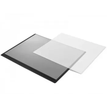 Tafelmat Forpus, 50x63cm, zwart met transparante afdekking Verhoogd 1010-501