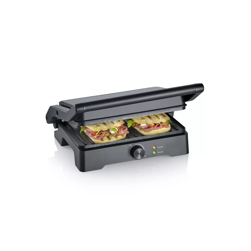 Elektrische multigrill SEVERIN KG 2391 XL met antiaanbaklaag grilloppervlak