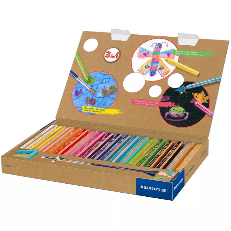 Staedtler Noris junior 140 kleurpotloden, 18 stuks