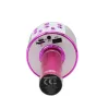 MANTA MIC11-PK microfoon roze — bedraad 3,5 mm jack, licht handapparaat