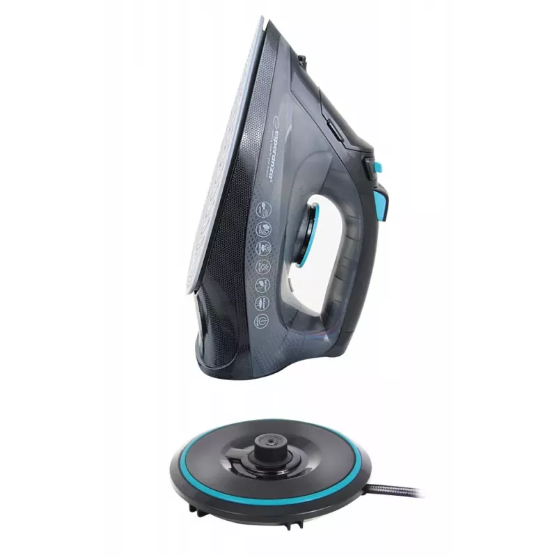 Esperanza EHI010 strijkijzer met keramische zoolplaat grijs, zwart 2600 W