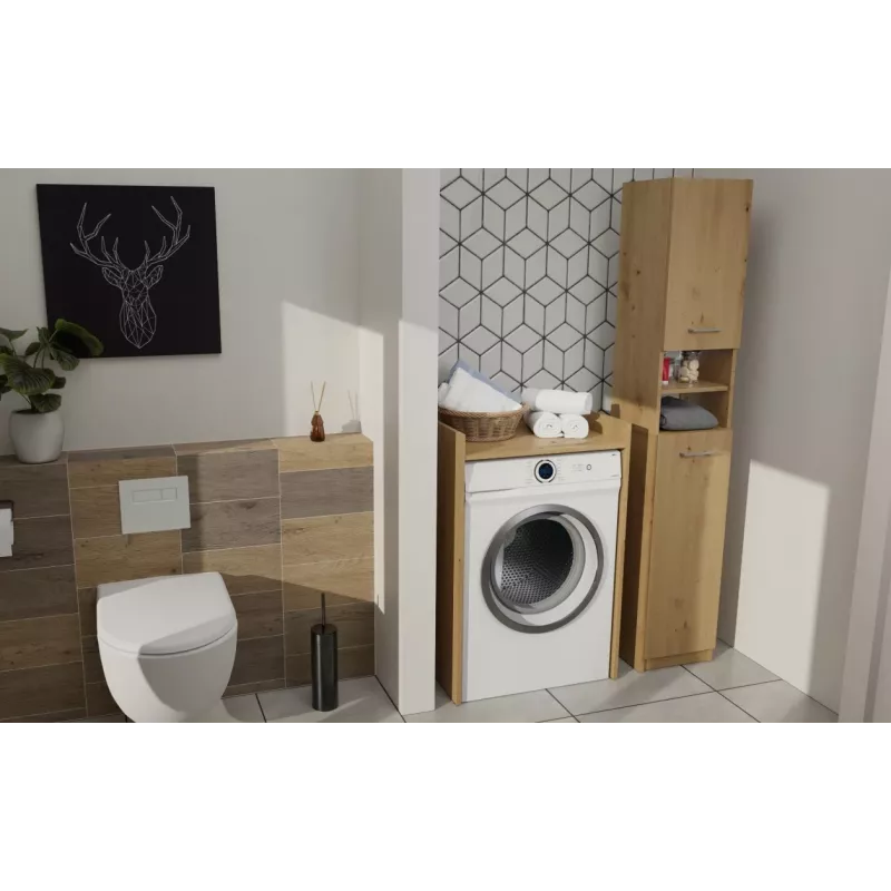Top e Shop POLA wasruimtekast voor wasmachine – Artisan Oak