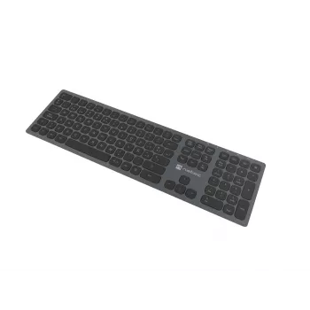 NATEC NKL-1830 toetsenbord universeel RF draadloos Bluetooth QWERTY Spaans zwart grijs