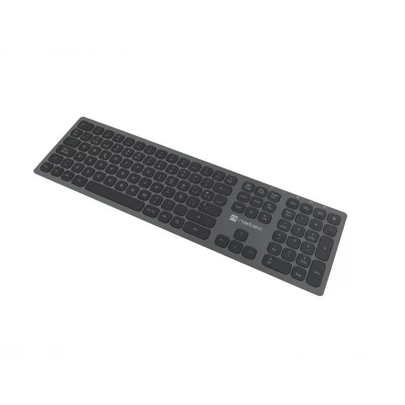 NATEC NKL-1830 toetsenbord universeel RF draadloos Bluetooth QWERTY Spaans zwart grijs