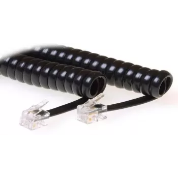 Telefoonkabel Microconnect MPK10400 RJ-10 RJ-10 4 m zwart