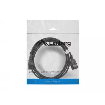 Lanberg CA-C13E-11CC-0030-BK stroomkabel zwart 3 m C13-koppeling C14-koppeling (CA-C13E-11CC-0030-BK)