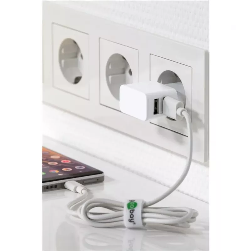 Goobay 44985 mobiele telefoonkabel wit