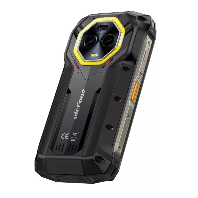 Ulefone Armor Mini 20 smartphone, 4,7 inch, Helio G99, 8GB RAM, 256GB, 6200 mAh, Android 14, zwart