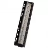 Perforator WEDO 67 9401 – 4-gaats metaalperforator, zwart, stankracht 3 mm, 66 mm breed