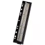 WEDO Business 67 9401 zakperforator, 4 gaten, perforeercapaciteit 3 mm, kunststof met metalen rail, zwart
