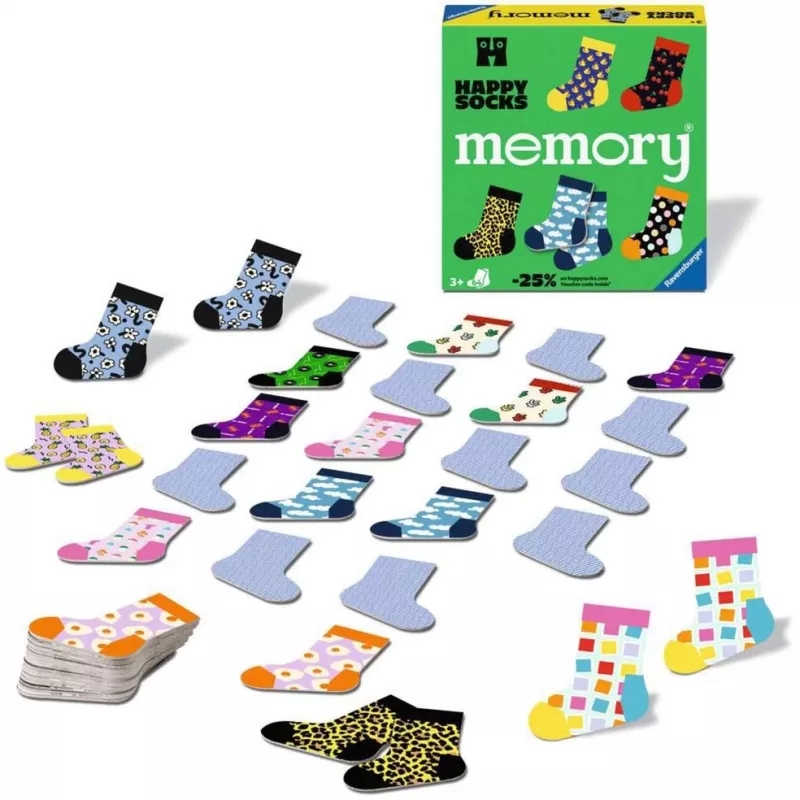 memory Happy Socks, memoryspel