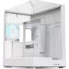 APNX towercase V2 — wit, geharde glaspanelen x3