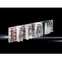 Stroomrail Rittal Mini-PLS apparaatadapter 0,16 m, 3-polig, 25 A, 690 V, polyamide behuizing, wit