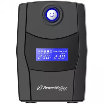 PowerWalker VI 800 STL line-interactive 800VA 2AC-uitgangen tower zwart onderbrekingsvrije stroomvoorziening (USV) (10121073)