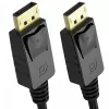 DisplayPort-kabel Unitek Y-C609BK — 3 m, stekker-naar-stekker, zwart