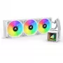 All-in-One CPU-vloeistofkoeler Sharkoon S100 ARGB wit – 360mm-radiator, infinity-mirror-effect