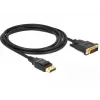 DeLOCK - videokabel - Single Link - DisplayPort (M) naar DVI-D (M) - DisplayPort 1,2a - 2,0m - passief - zwart (85313)
