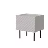 Nachtkastje Cama LUCCA, cama meble, 47x40x52 cm, cashmere, MDF/spaanplaat, set van 2