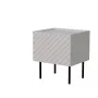 Nachtkastje Cama LUCCA, cama meble, 47x40x52 cm, cashmere, MDF/spaanplaat, set van 2