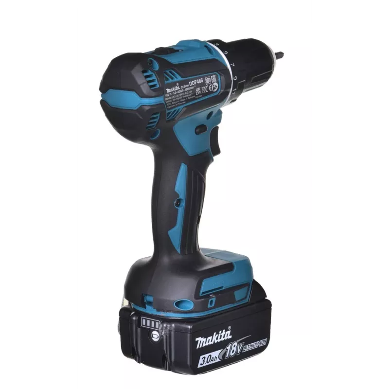 MAKITA DDF485RF3J boormachine 3x 18V 3Ah